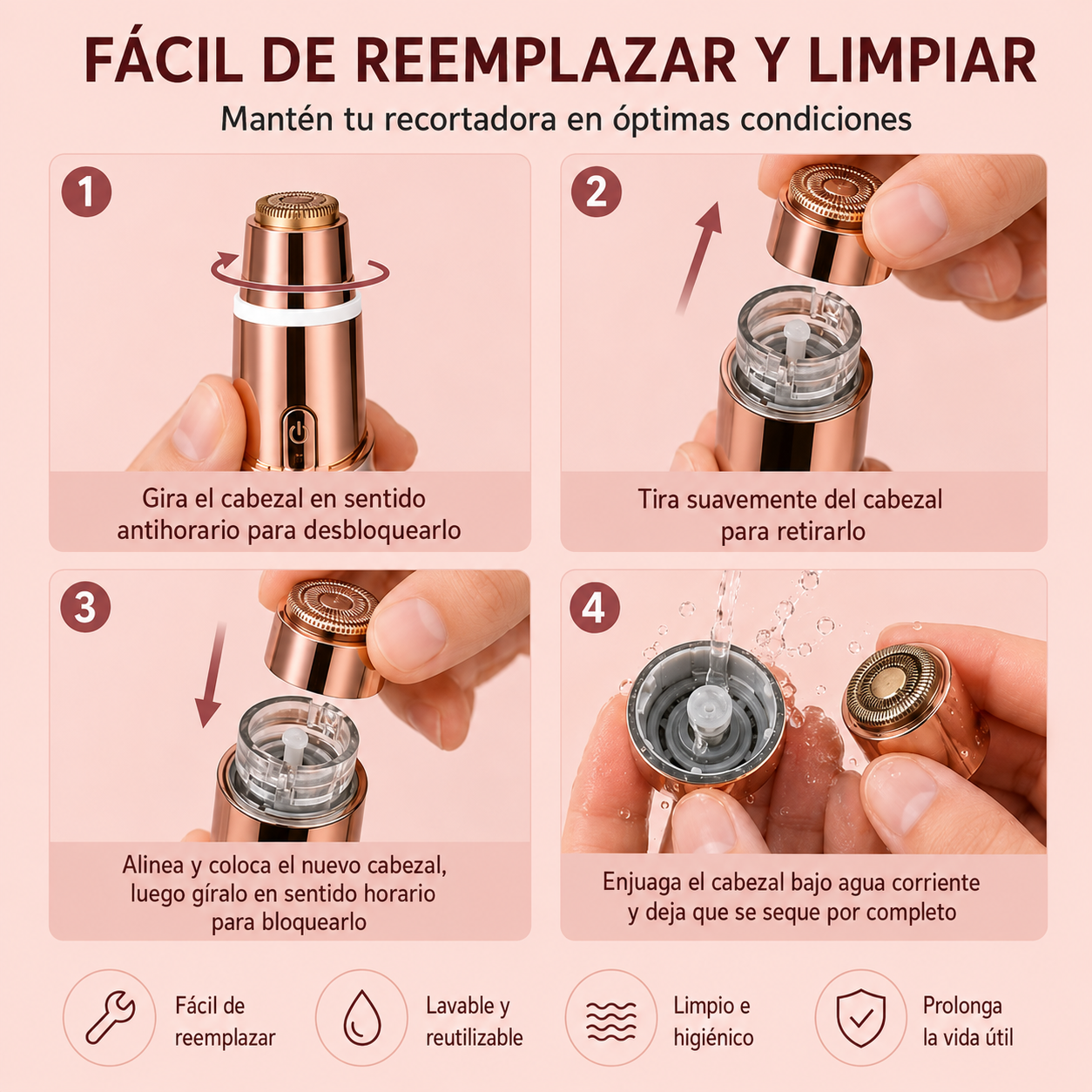 VitalGlow Perfilador Facial de Precisión 2 en 1