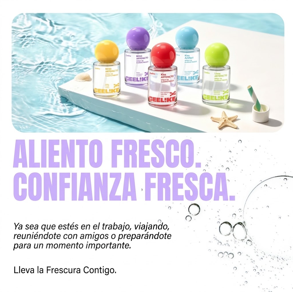 Spray Bucal con Probióticos · Aliento Fresco al Instante, Limón 20 ml