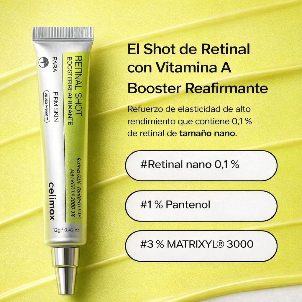 VitalGlow Celimax Retinal Shot Tightening Booster - Colágeno Retinal Reafirmante 15 ml