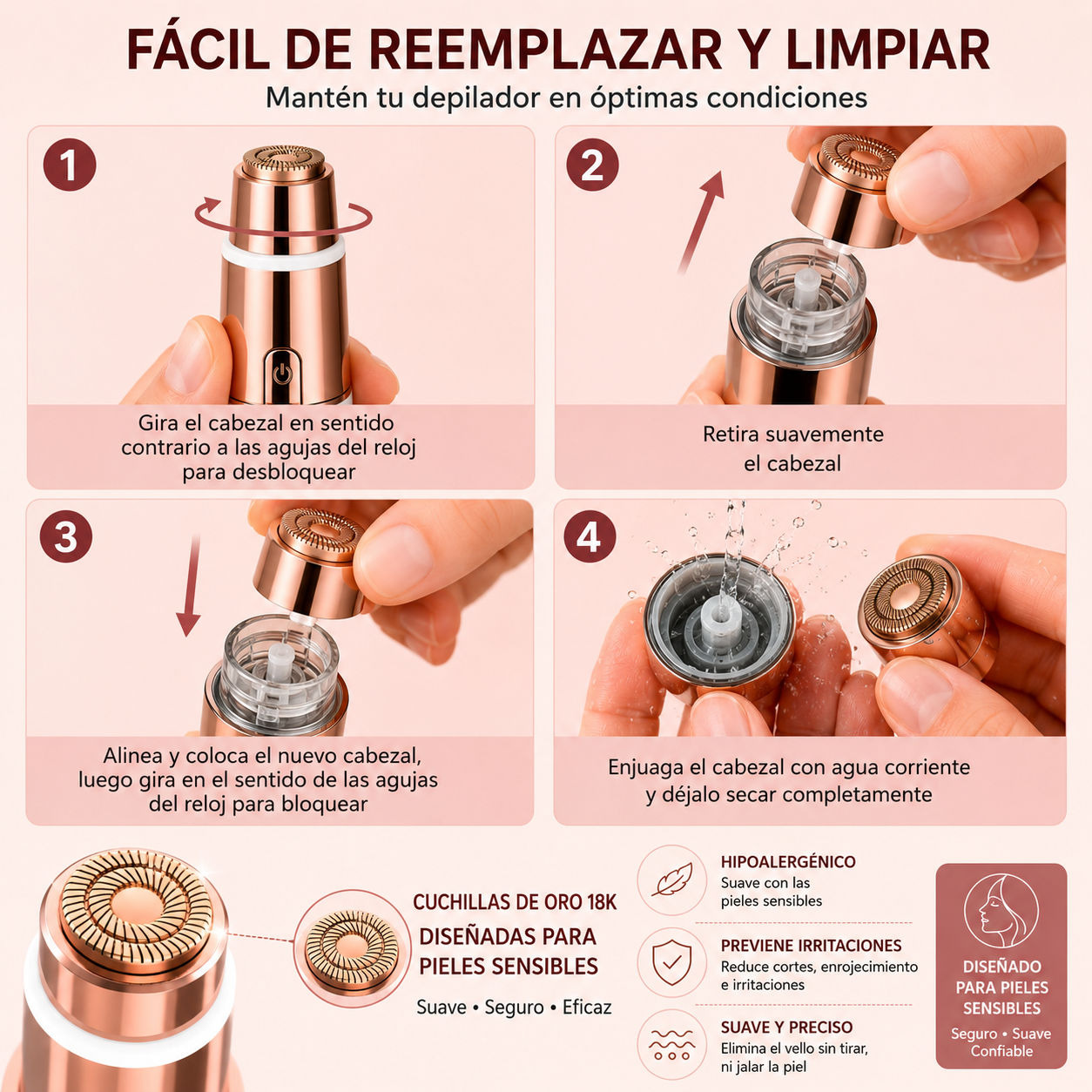 VitalGlow Perfilador Facial de Precisión 2 en 1