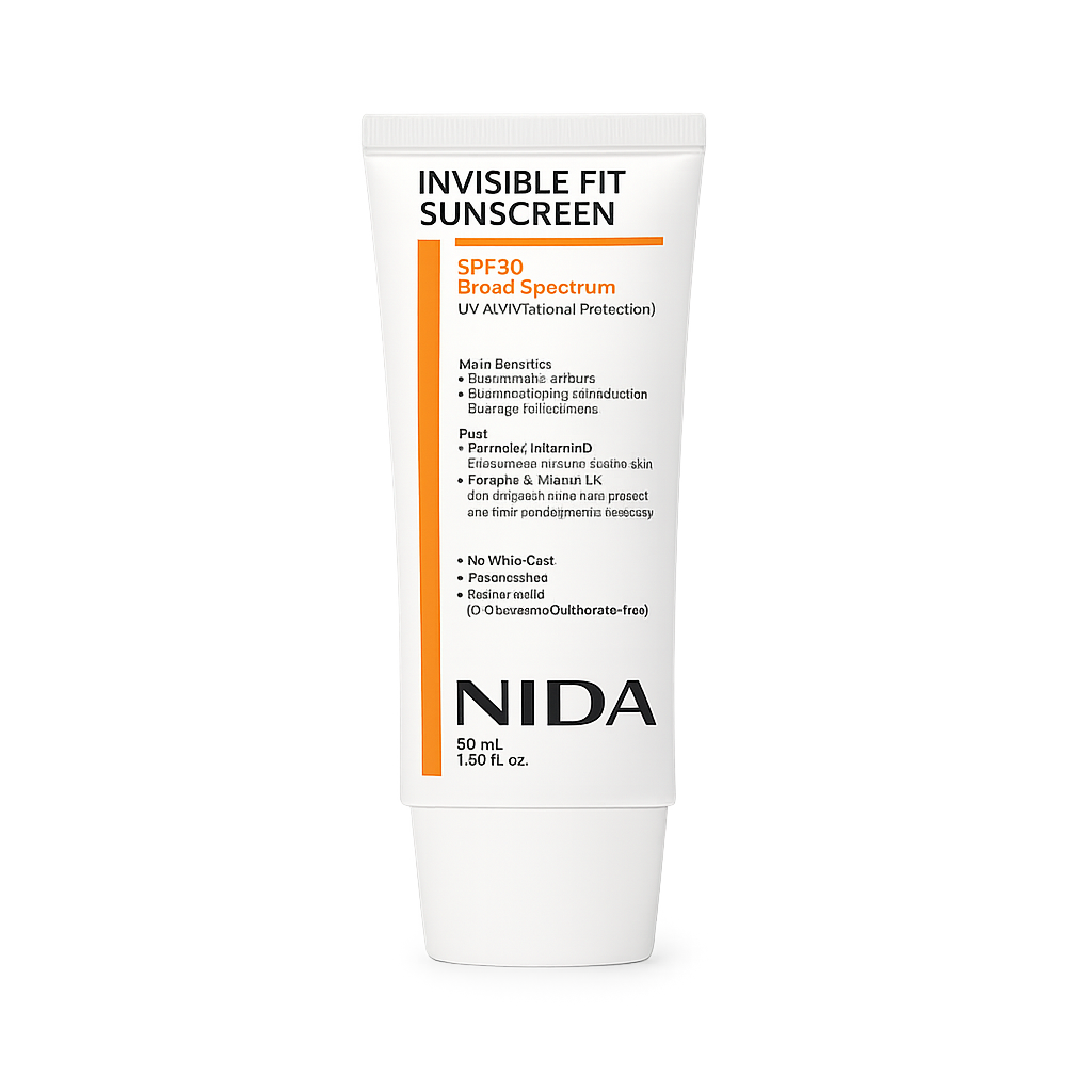 Nida Escudo Solar Invisible SP50 - 50 ml