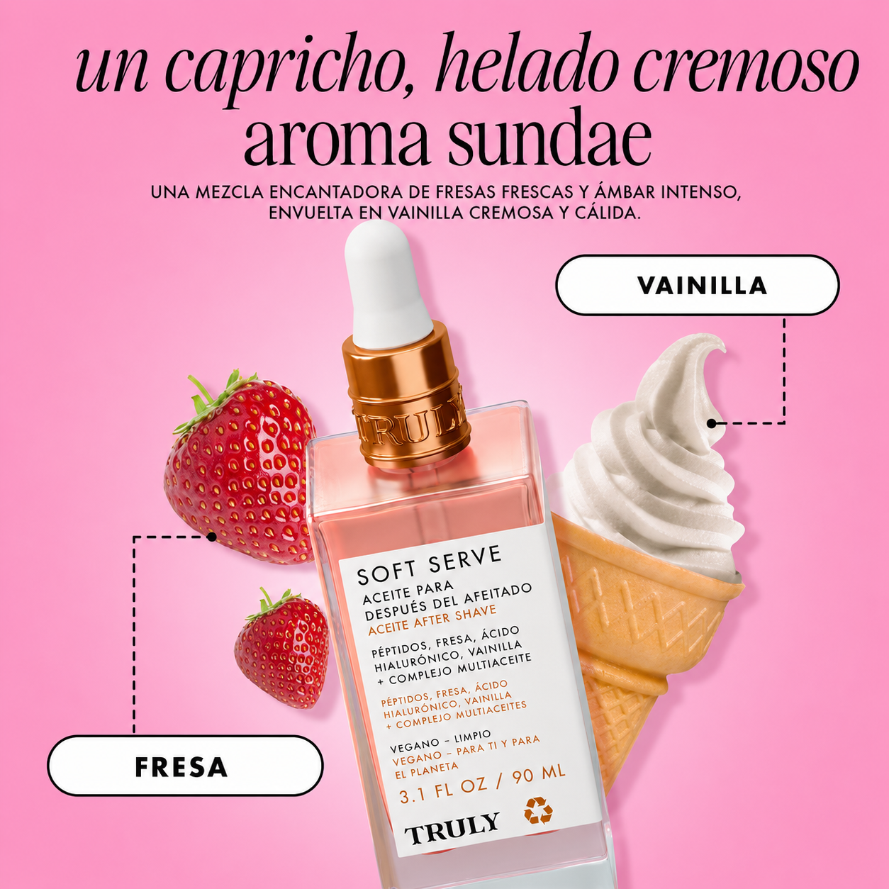 VitalGlow Aftershave Corporal de esencia de vainilla