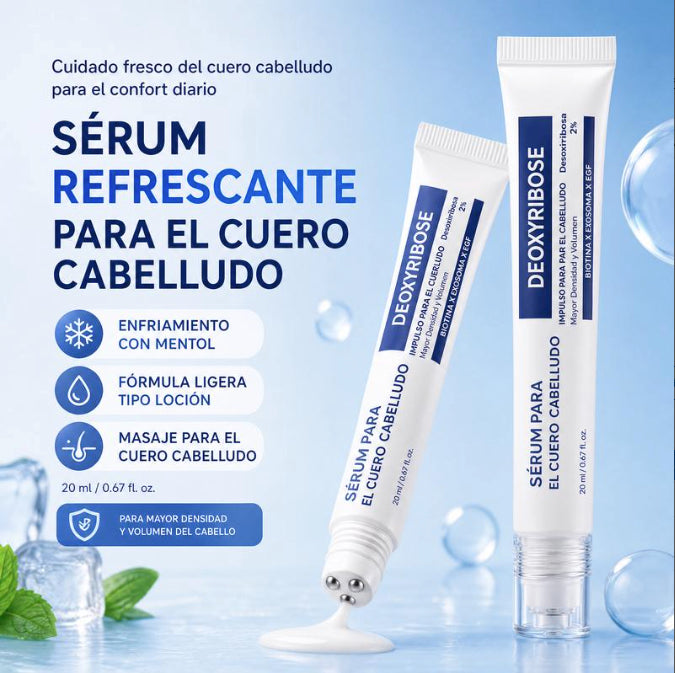 Sérum Cuero Cabelludo Deoxyribose 2 % VitalGlow · Aplicador de Masaje 20 ml