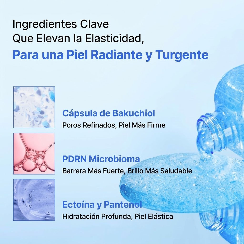 Ingredientes clave: cápsula de bakuchiol, PDRN y ectoína con pantenol