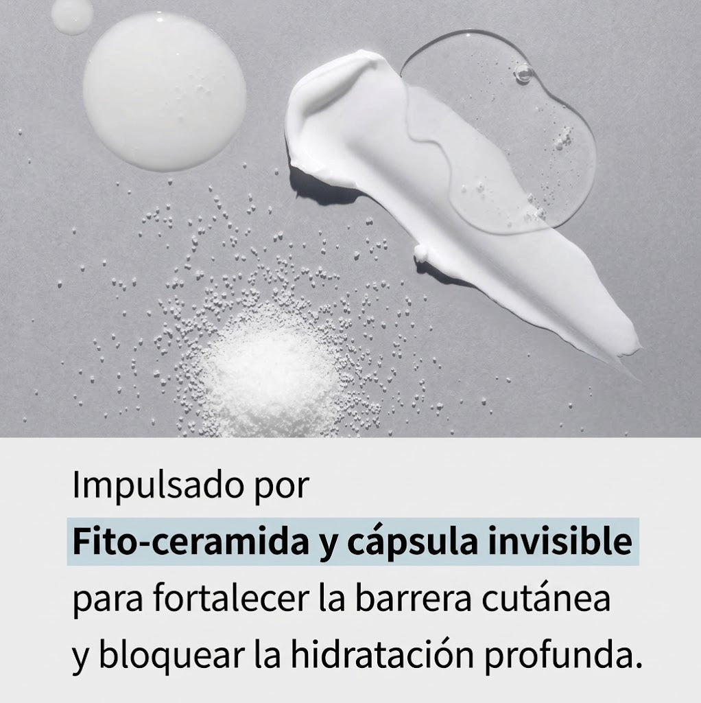 Fitoceramida en cápsula invisible: textura de la loción