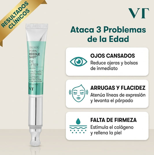 Crema de ojos vibratoria PDRN: ojos cansados, arrugas y flacidez